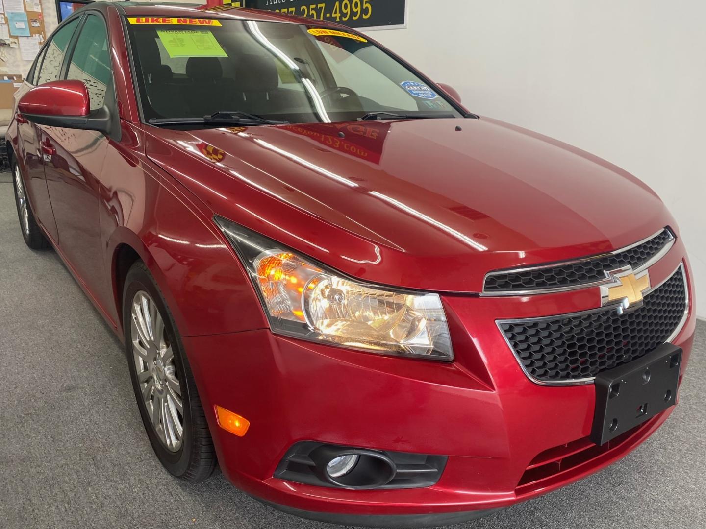 2011 RED /BLACK Chevrolet Cruze 2LT (1G1PJ5S92B7) with an 1.4L L4 DOHC 16V TURBO engine, 6-Speed Automatic transmission, located at 533 S West End Blvd., Quakertown, PA, 18951, (877) 257-4995, 40.343994, -75.303604 - INCLUDED IN THE SALE PRICE OF EVERY VEHICLE: 48 Hour Money Back Guarantee 6 Month - 6,000 Mile Warranty Brand New PA State Inspection & Emission $10 Oil Changes for the Life of the Loan Complete CARFAX - Photo#2